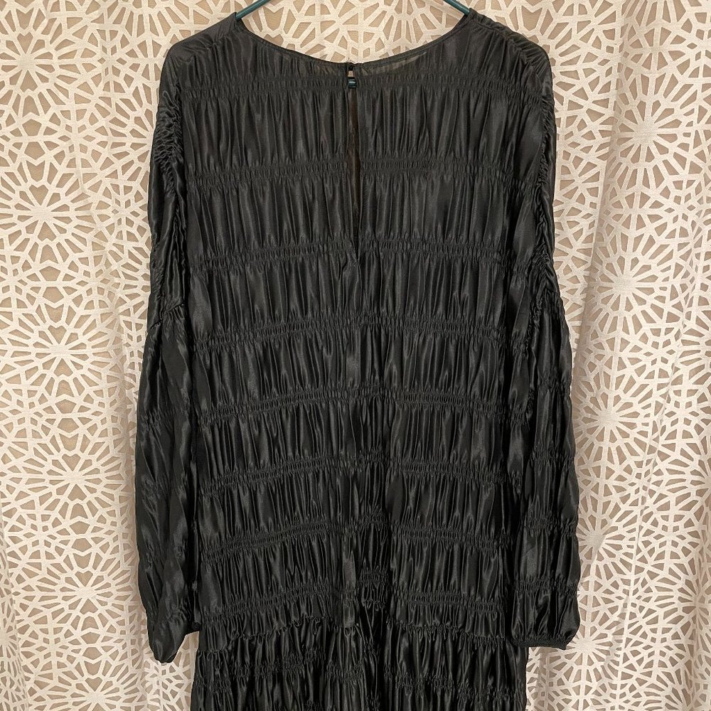 Asos Black Dress with Rouching